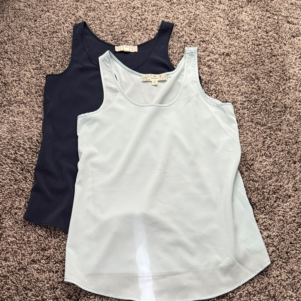 Pink Republic Layering Silky Dress Tank Tops